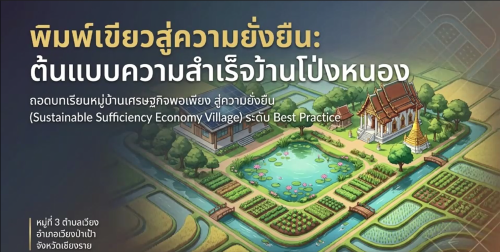 “บ้านโป่งหนอง” หมู่บ้านเศรษฐกิจพอเพียงต้นแบบ พลิกวิกฤตน้ำท่วม-ไฟป่า ด้วยศาสตร์พระราชา “โคก หนอง นา”